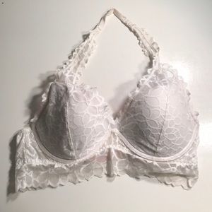Pink White Bralette